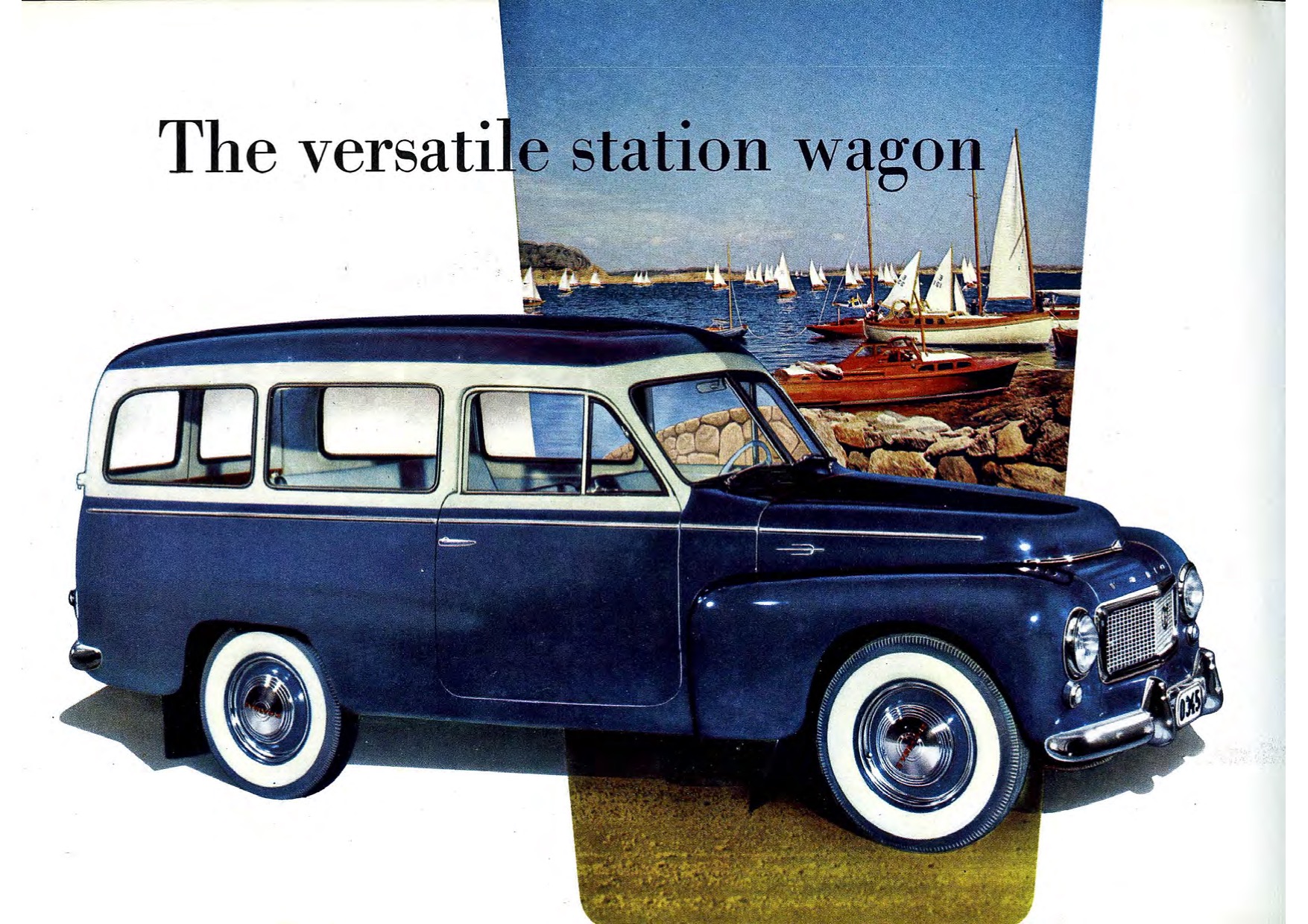 1958 Volvo P445 Brochure Page 1